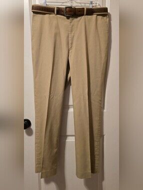 Haggar Tan Straight-Leg Chinos